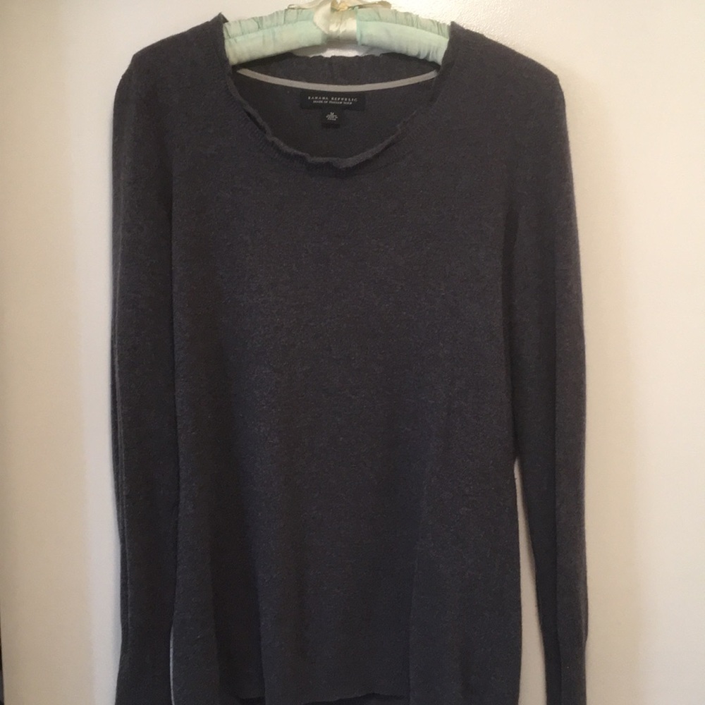 Banana Republic blue/purple sweater, size medium